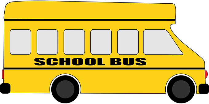 Bus Children Education Learning School Tra - School Bus Png Clipart (680x340)