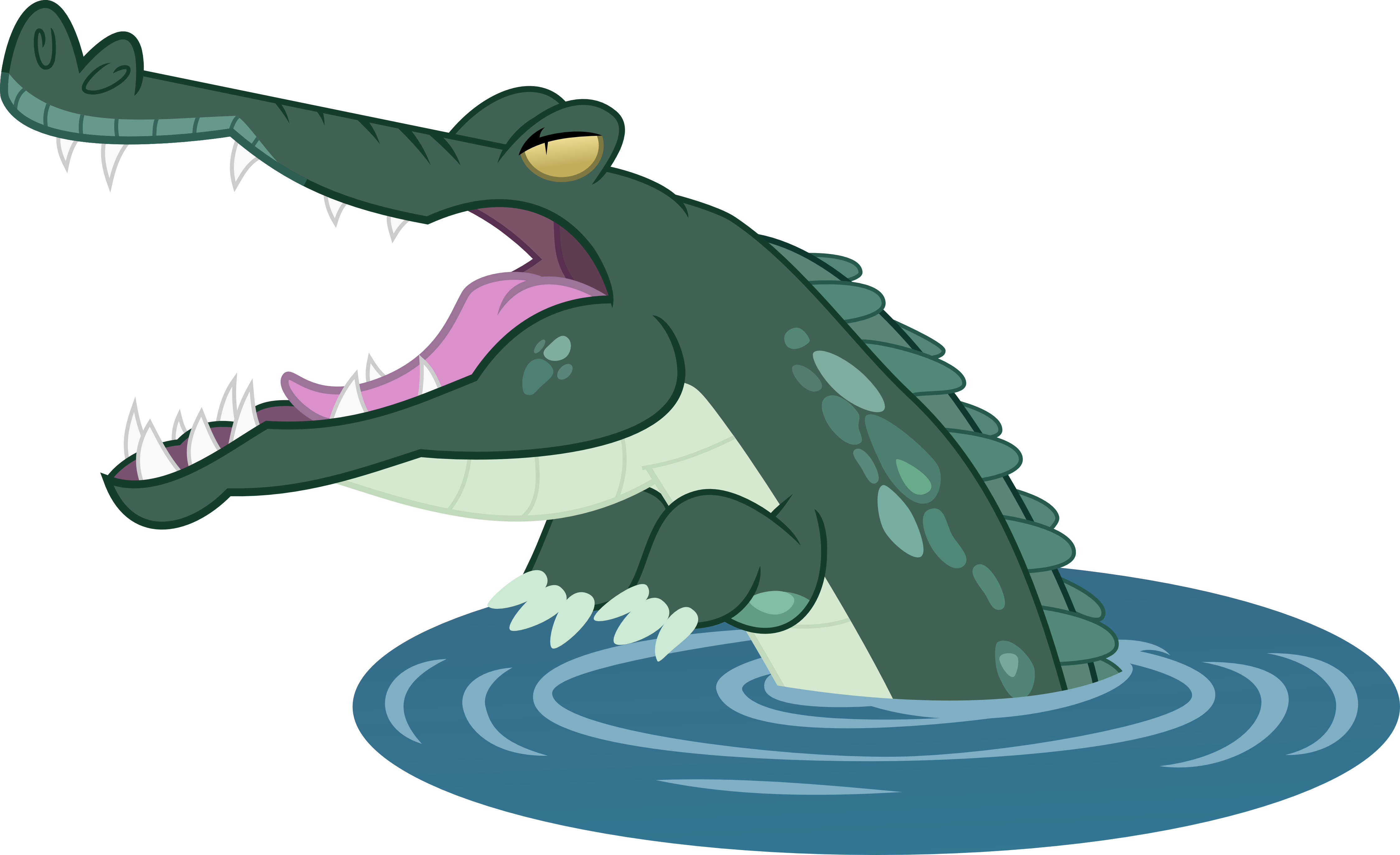 Crocodile - My Little Pony Alligator (4500x2750)
