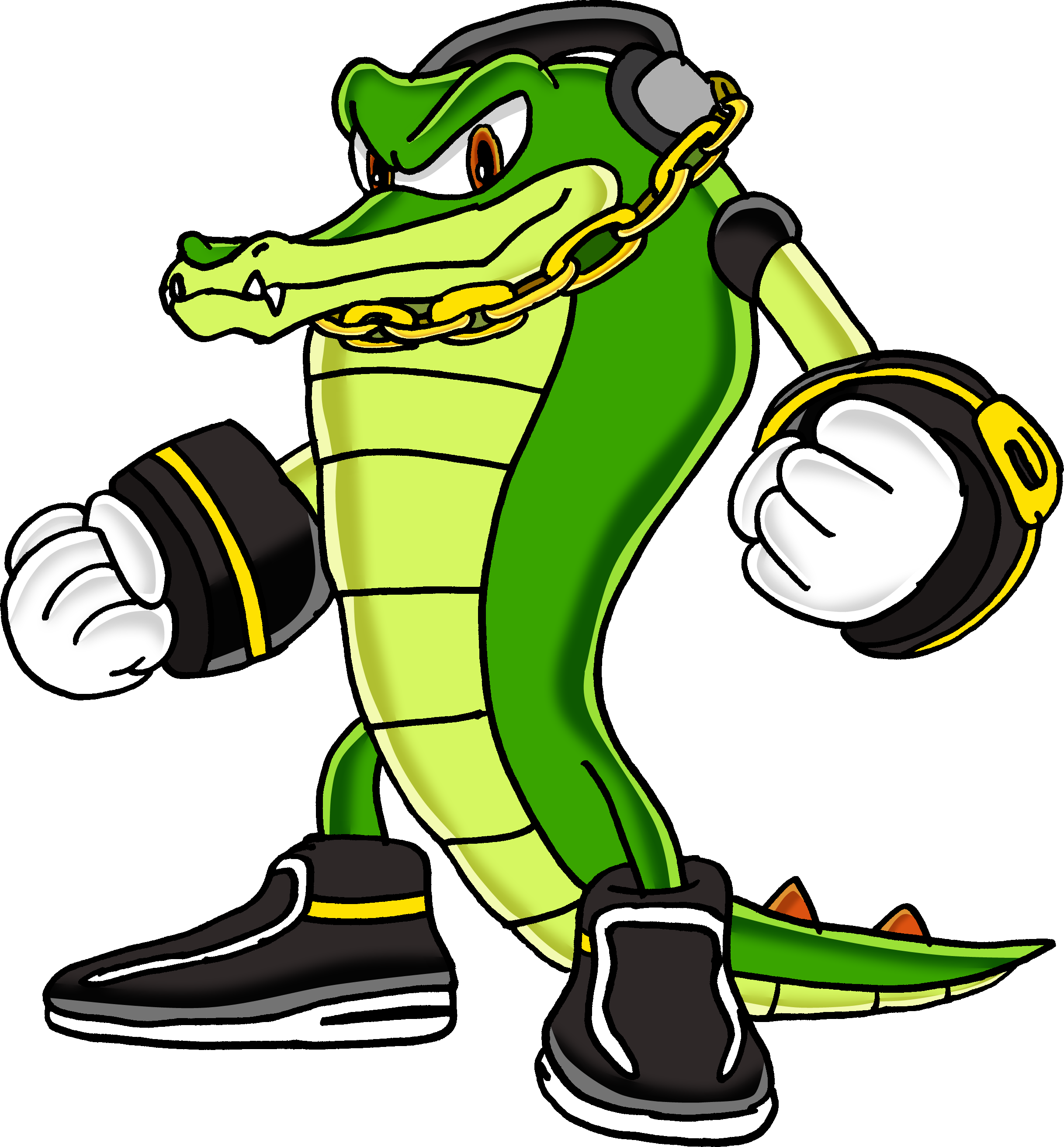 Vector The Crocodile - Draw Vector The Crocodile (2435x2625)