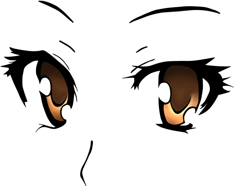 Anime Eyes Transparent Tumblr - Cartoon (900x654)