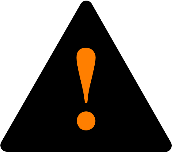 Black And Orange Warning Symbol (600x534)