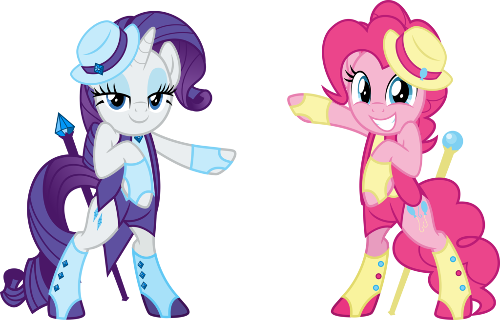 Pinkie And Rarity By Osipush By Christopia1984 - Mlp Rarity Tap Dance (1024x657)
