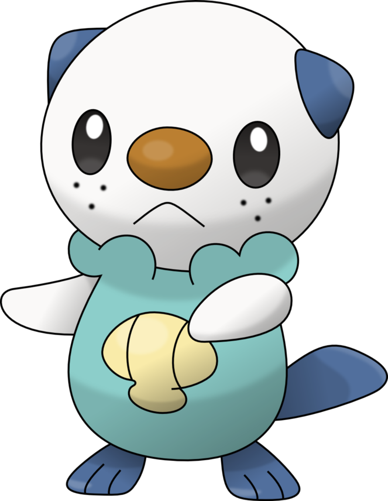 Oshawott Clipart - Clipartfest - Pokemon Black & White (787x1016)