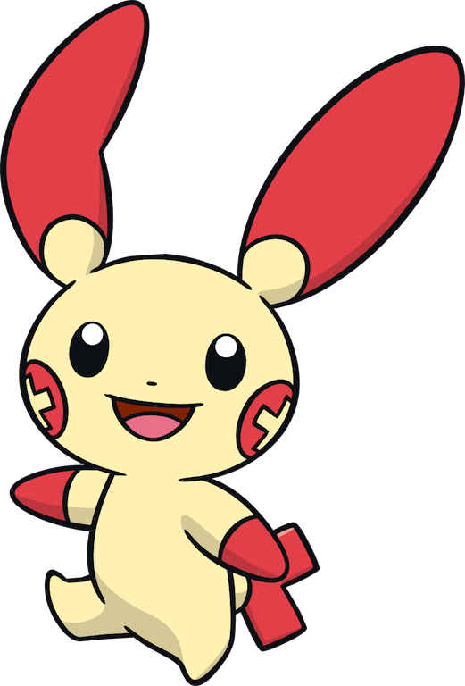 Plusle - Pokemon Plusle And Minun (521x768)
