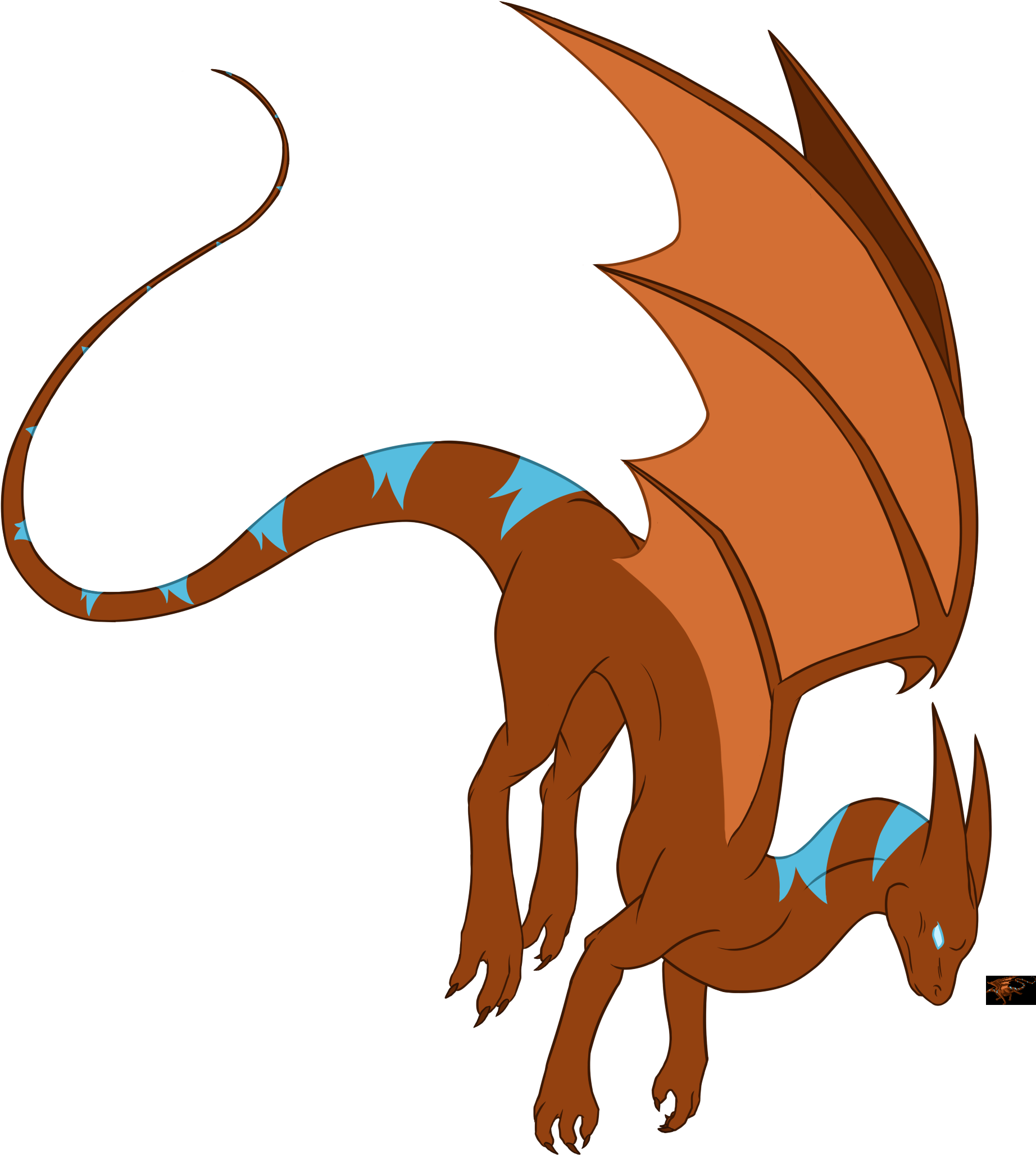 Dragon Cave- Whiptail Dragon By Redthegamr - Dragon Cave Whiptail Dragon (2072x2318)
