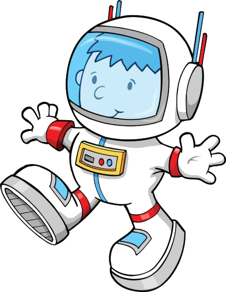 Cartoon Astronaut Clip Art - Astronaut Cartoon Png (465x600)