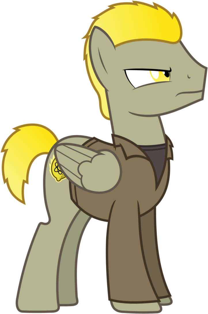 Cave Johnson Pony By Zutheskunk - Cartoon (729x1095)