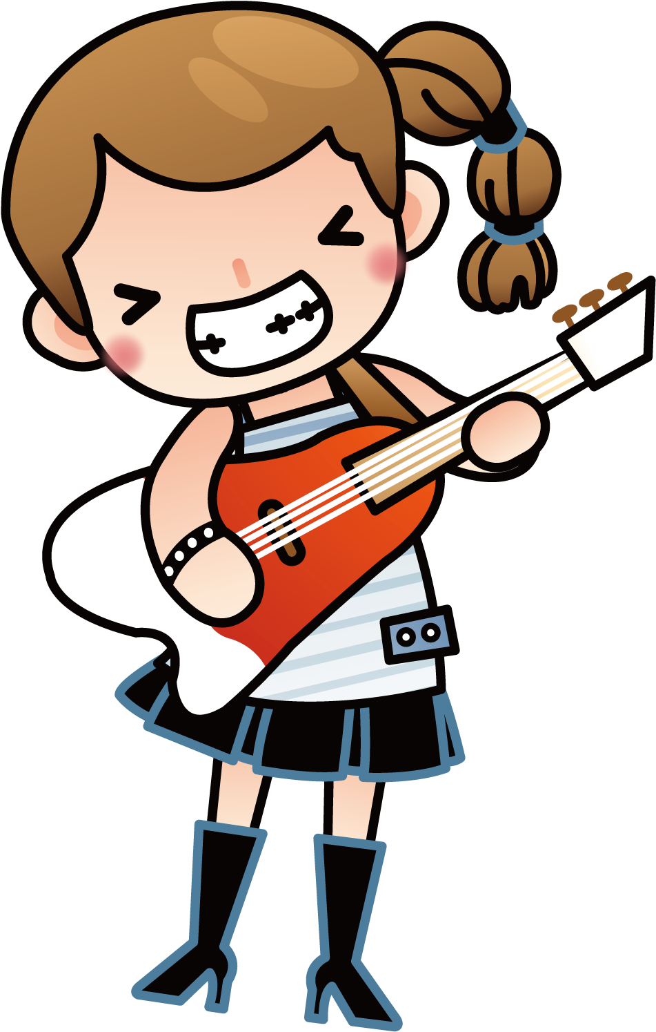 Music Concert Cartoon Illustration - 加 我 微信 (1500x1500)