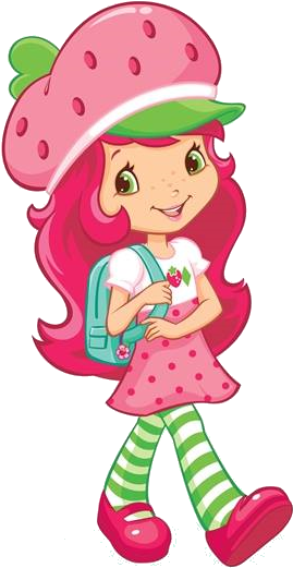 Back To School With Strawberry Shortcake And Her Berry - Strawberry Shortcake At School (283x533)