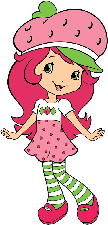 Strawberry Shortcake Cheering Strawberry Shortcake - Strawberry Shortcake Clipart (383x796)