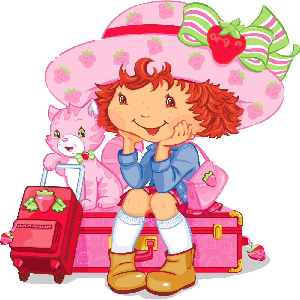 Strawberry Shortcake Cartoon Clip Art - Strawberry Shortcake Cartoon Clip Art (1001x1001)