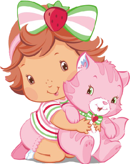 Strawberry Shortcake Baby Clip Art - Strawberry Shortcake Baby (600x600)