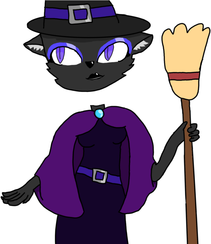 Witch By Sunshinedai - Cartoon (948x842)