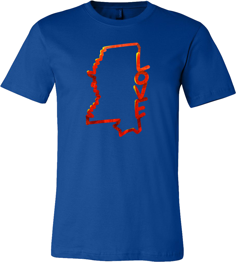 Love Mississippi State Flag Map Outline Souvenir Gift - Saw Mommy Kissing Uncle Jamie (1000x1000)