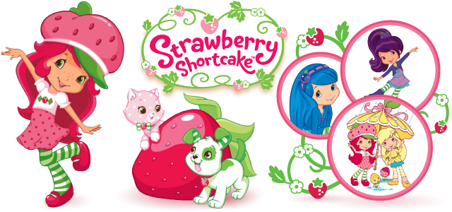 Homey Inspiration Strawberry Shortcake Clipart - Strawberry Short Cake Clip Art (650x300)
