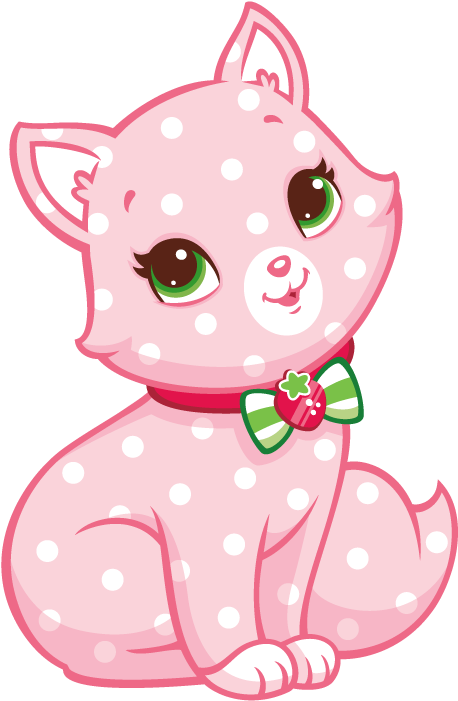 Cute Cat Strawberry Shortcake Clipart - Strawberry Shortcake Cat Name (1121x1001)