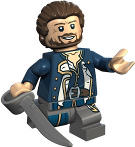 Lego-admiral James Norrington - Pirates Of The Caribbean James (341x360)