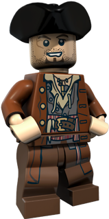 Scrum May Be Gruff And Unkempt But He's A Kind-hearted - Pirates Of The Caribbean Sets (341x360)