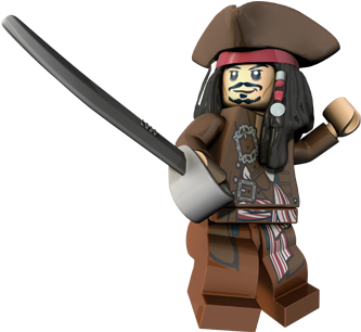 Lego Jack Sparrow Coloring Pages - Captain Jack Sparrow Lego (341x360)