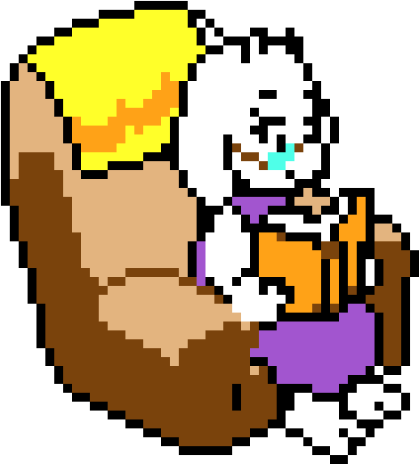 Toriel Reading - Cyndaquil Pixel (600x520)