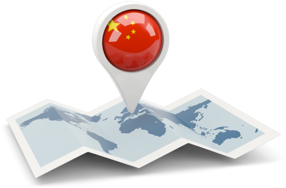 China Map - Kuwait Map Icon (640x480)