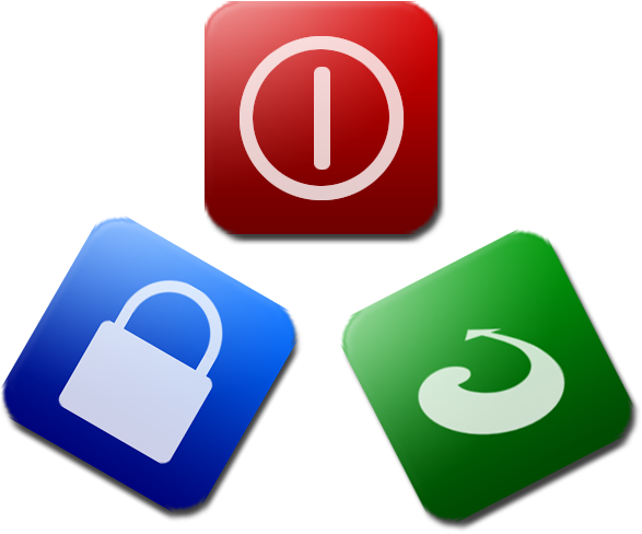 Shutdown, Restart & Lock Computer - Icon Shutdown Restart (590x572)