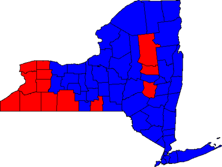 Areas In Western New York And The Southern Tier, Such - New York State 2016 Election (440x331)
