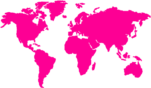 Discover Voa Voice Studios' Miami Studio For Your International - Personalised World Map (500x292)