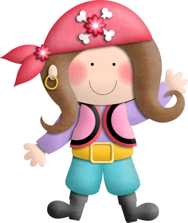 Kids Graphics, Printables, Pirates - Pirates Theme Cip Art (600x711)