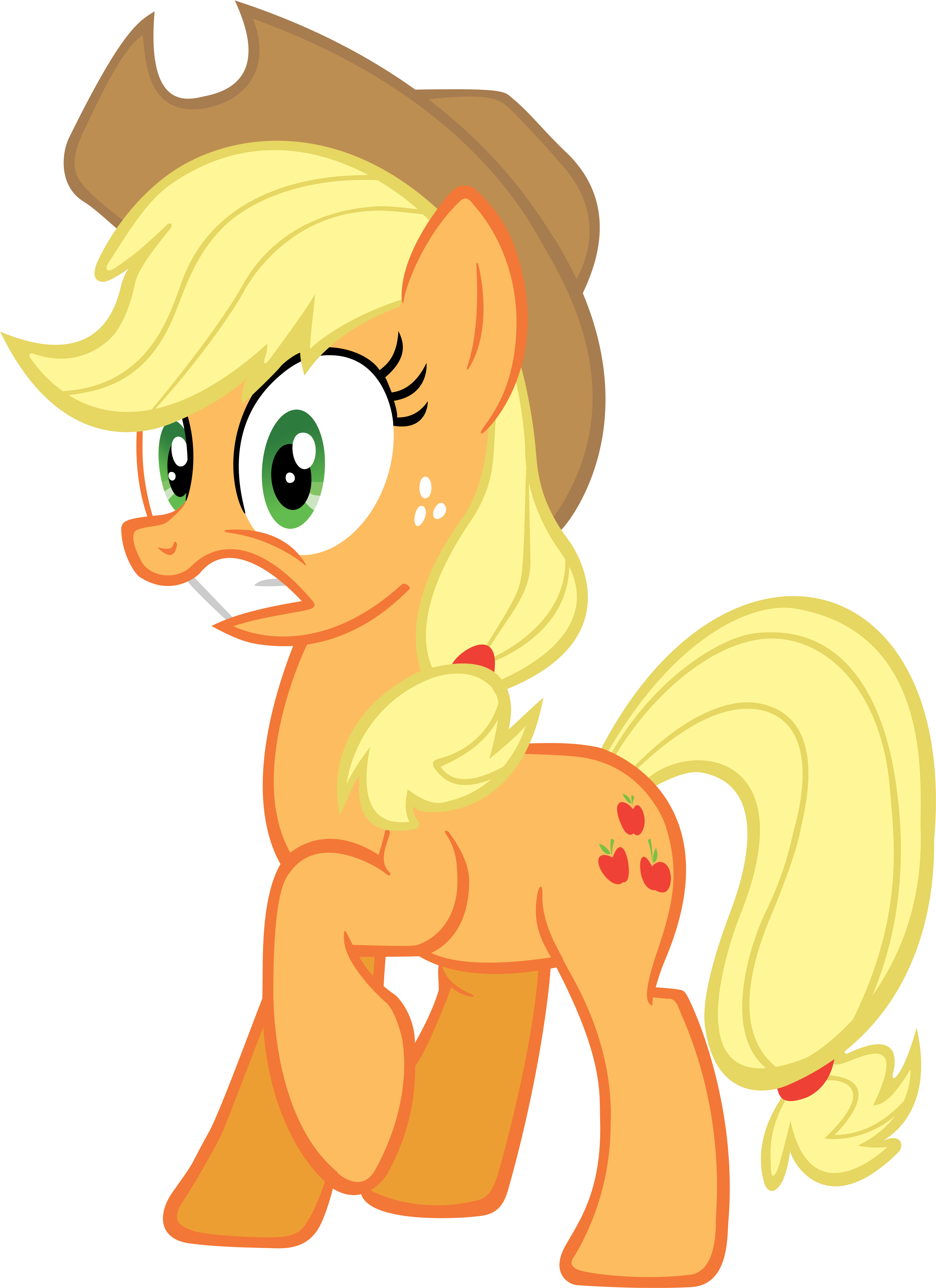 Stressed Applejack Is Stressed By Tabbyderp - Applejack Friendship Is Magic (5000x6410)