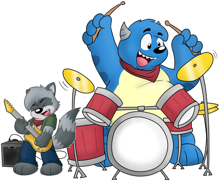 We So Musical By Cartcoon - Cartoon (994x803)