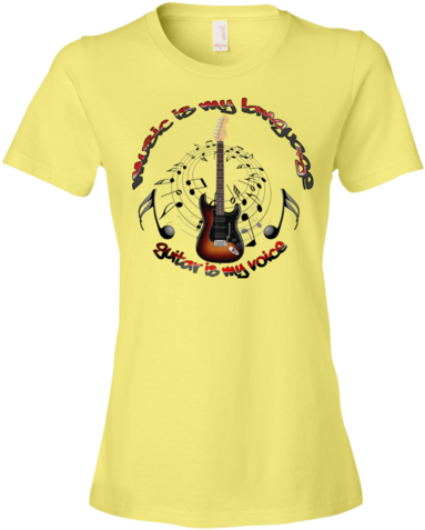 Women T-shirts Guitar Voice - Rex Kwon Do Shirt (480x480)