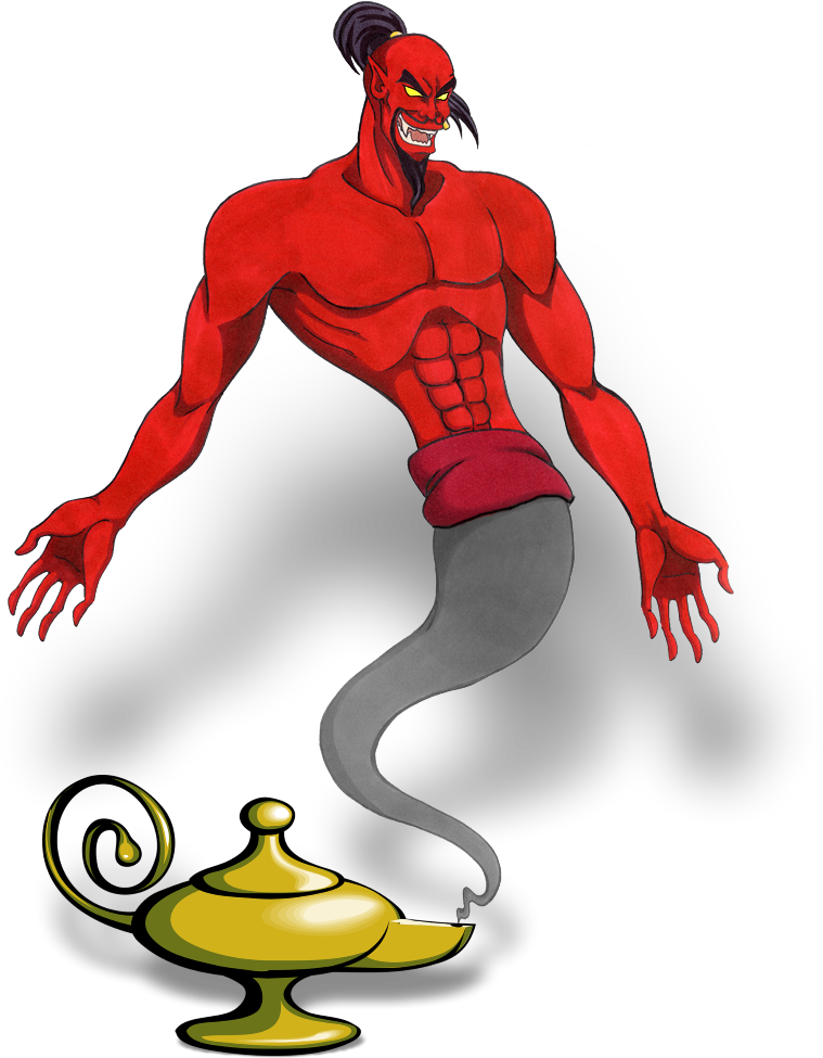 Mamma Always Said No I'm Not Going To Quote Forrest - Aladdin Lamp (759x975)