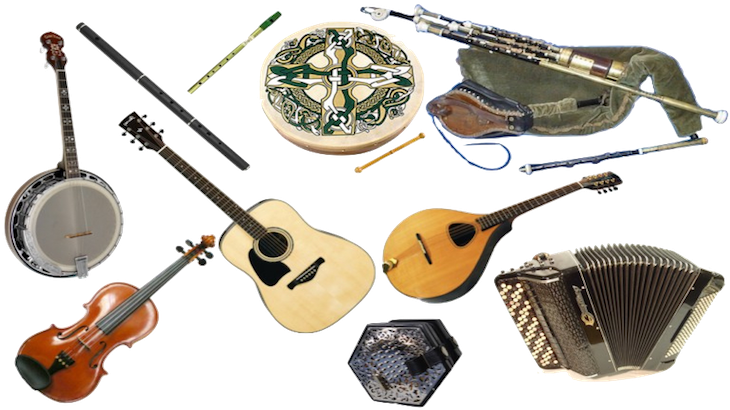 There Will Be A Friday Night Seisiún On Friday, July - Irish Traditional Music Instruments (730x450)