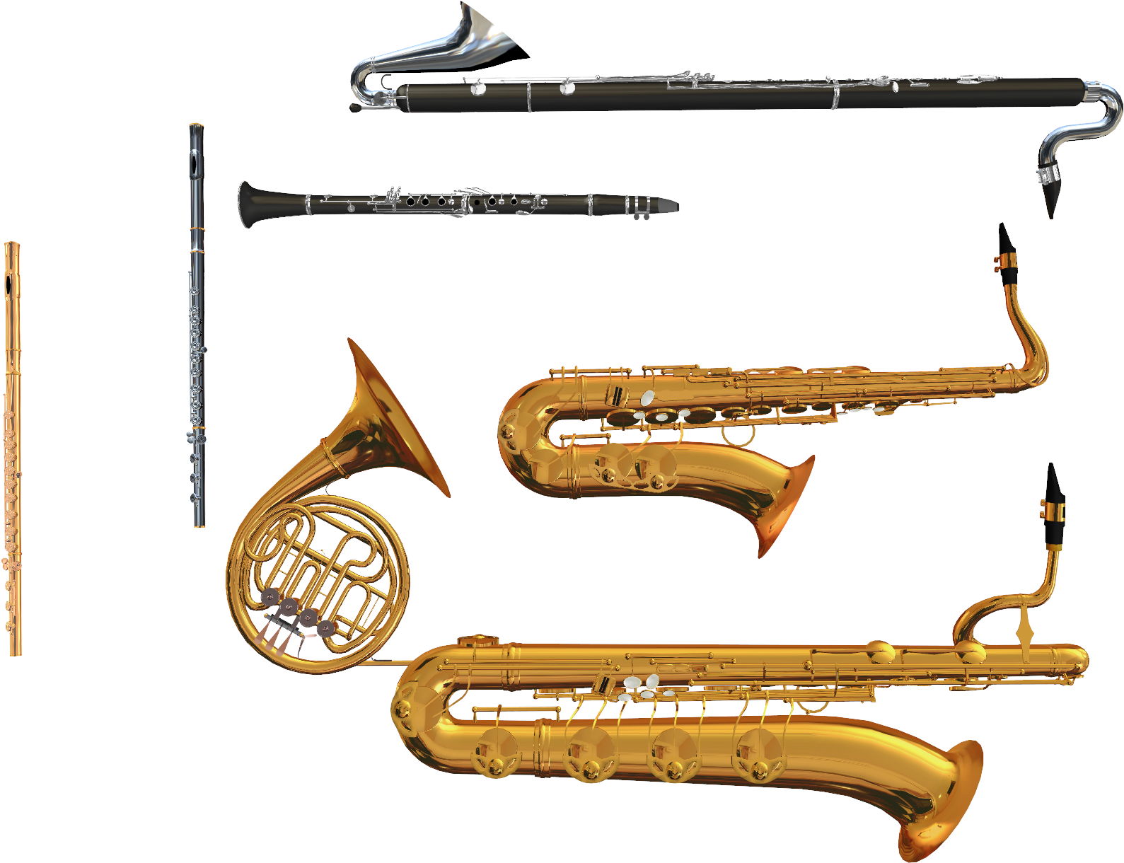 Some Mmd Instruments I Found On Bowlroll By Nyanmiyaki - Musical Instrument (2300x1250)