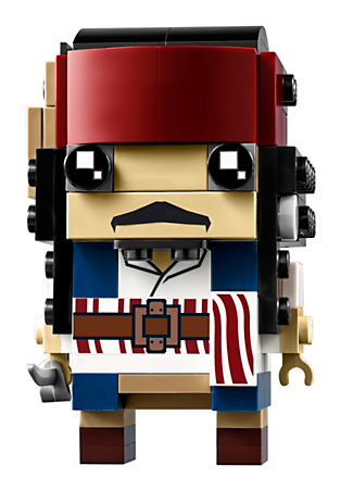 41593 Captain Jack Sparrow Lego - Lego Brickheadz Jack Sparrow (600x450)