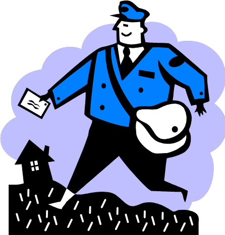 Blue Mail Man - Blue Mail Man (446x467)