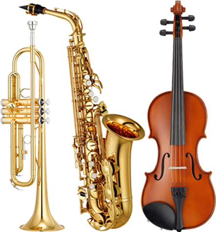 Musical Instrument Rental - Yamaha Yas-280 Student Alto Saxophone (450x483)