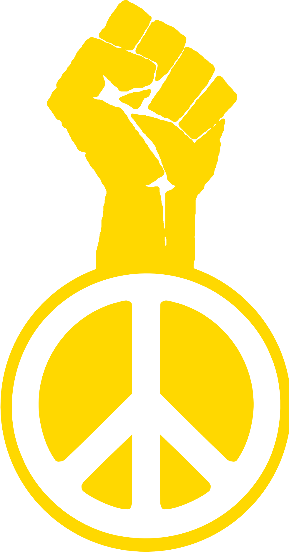Fight The Power Occupy Wall Street Peace Fist Groovy - We The Resistance [book] (999x1880)