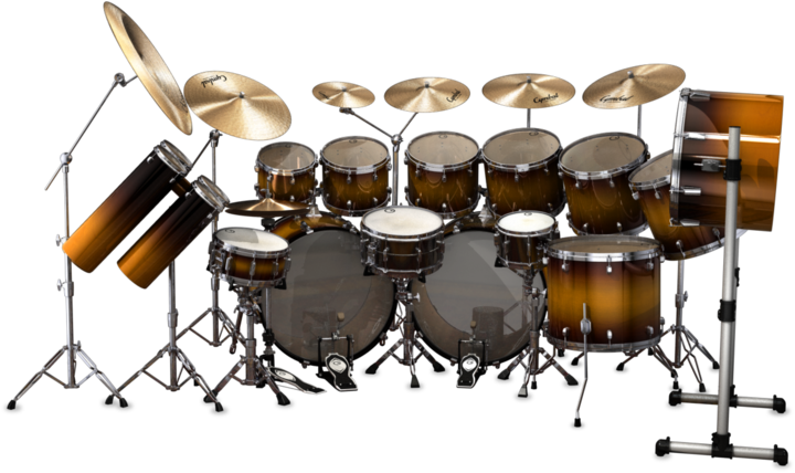 List Of Drum Pieces - Simon Phillips Drum Kit (720x428)