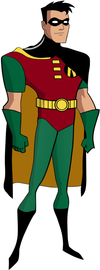 Robin By Therealfb1 By Therealfb1 - Robin Batman Animated Series (632x1264)