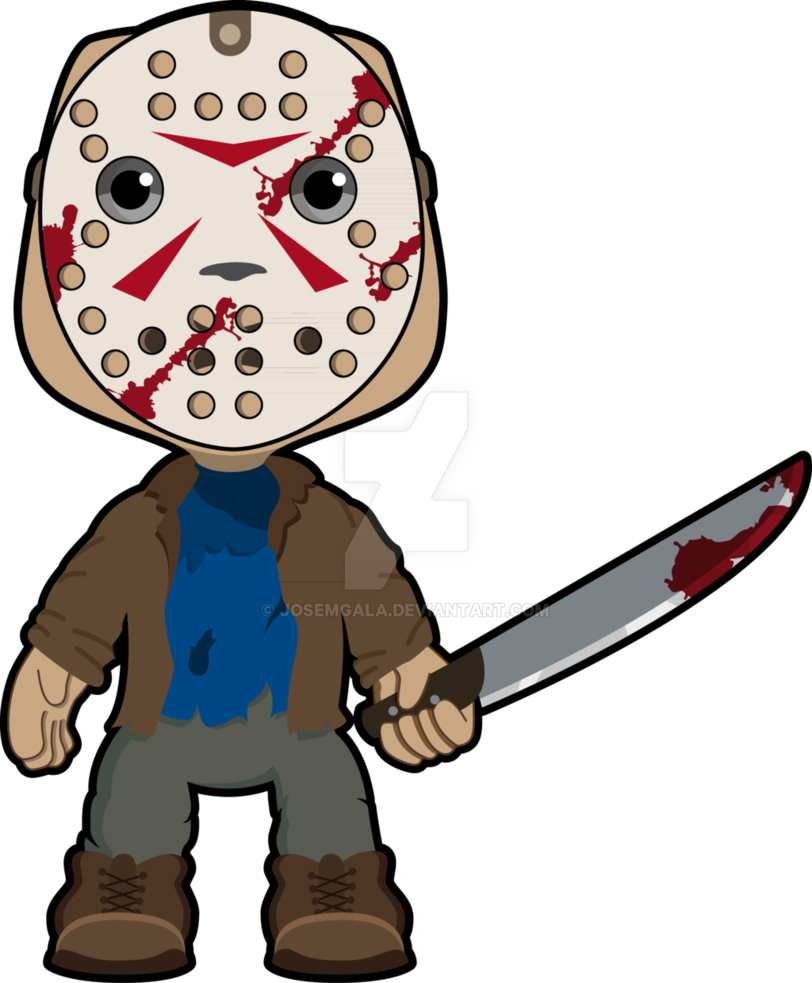 Friday 13th Jason By Josemgala - Jason Friday The 13th Cartoon (812x983)