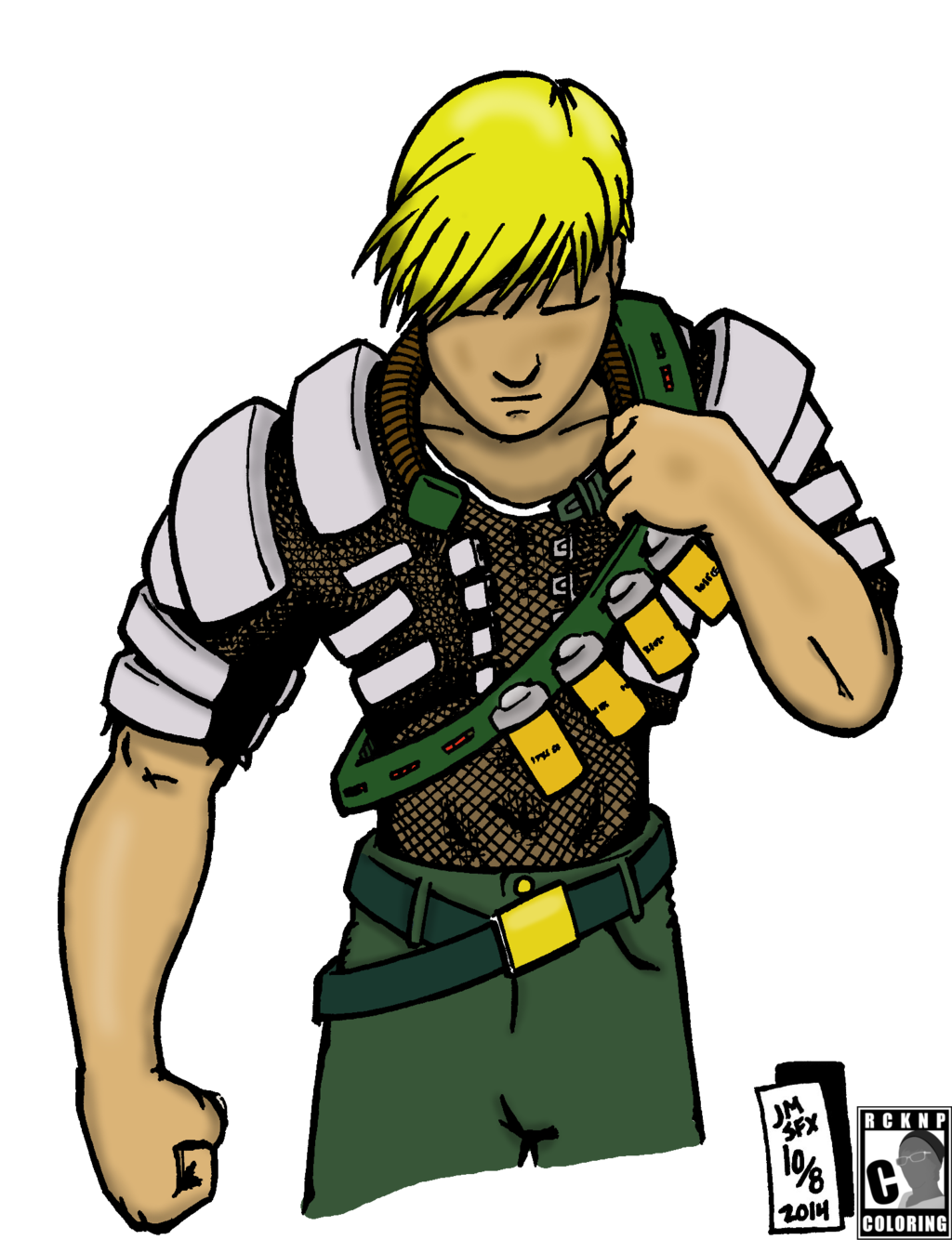 Jason Colored By Rcknp - Cartoon (1024x1334)