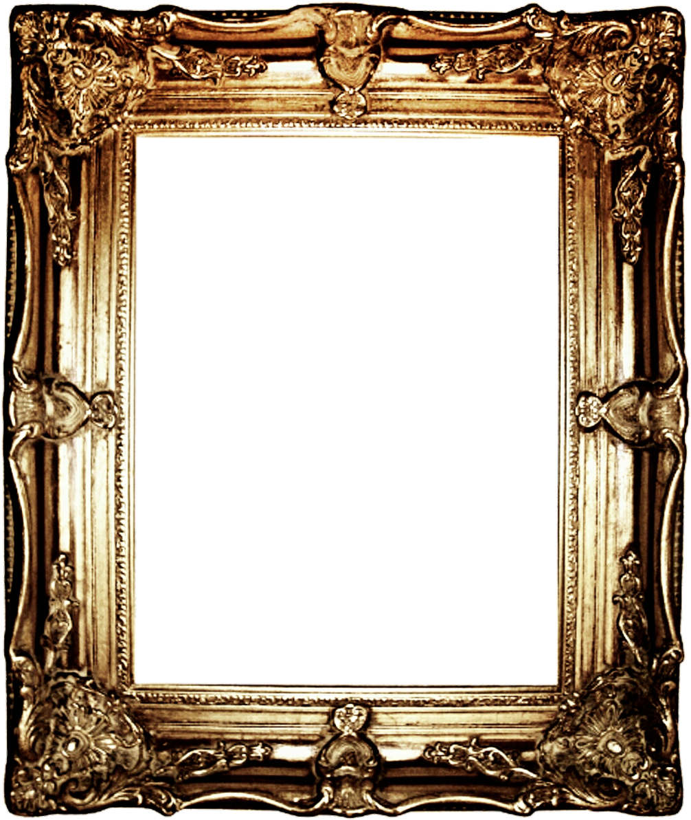 Gold Antique Frame 4 By Jeanicebartzen27 Gold Antique - Emerald Green, Gunmetal & Black Hand-painted Women's (1024x1214)