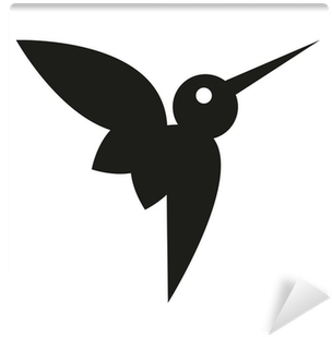 Vector Stylish Abstract Silhouette Hummingbird Icon - Hummingbird (400x400)