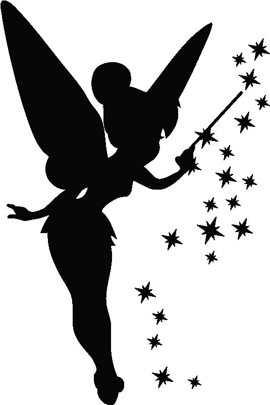Stickers Muraux De Silhouettes Et Personnages - All You Need Is Faith Trust And Pixie Dust (800x800)