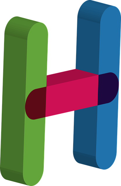 Name For Therapist - Letter H 3d Png (415x640)