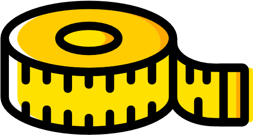 Measuring Tape Free Icon - Tape Measure (512x512)