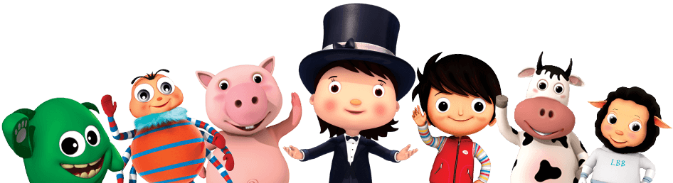 Characters - Little Baby Bum Clipart (946x258)
