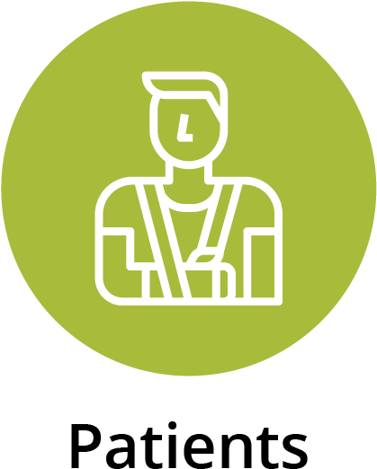 An Administrative Dashboard, As Well As Secure Patient - Patient Provider Payer Icon (418x610)